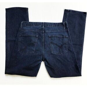 Calvin Klein Straight Leg Jeans Womens Size 31W 30L Dark Wash Mid Rise Denim